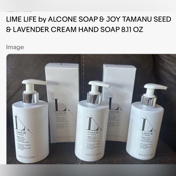 LimeLife by Alcone Soap & Joy Creamy Hand Soap set of 3 new in box - Picture 1 of 2